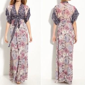 WINTER KATE Silk Kimono Maxi Dress by Nicole Richie S
